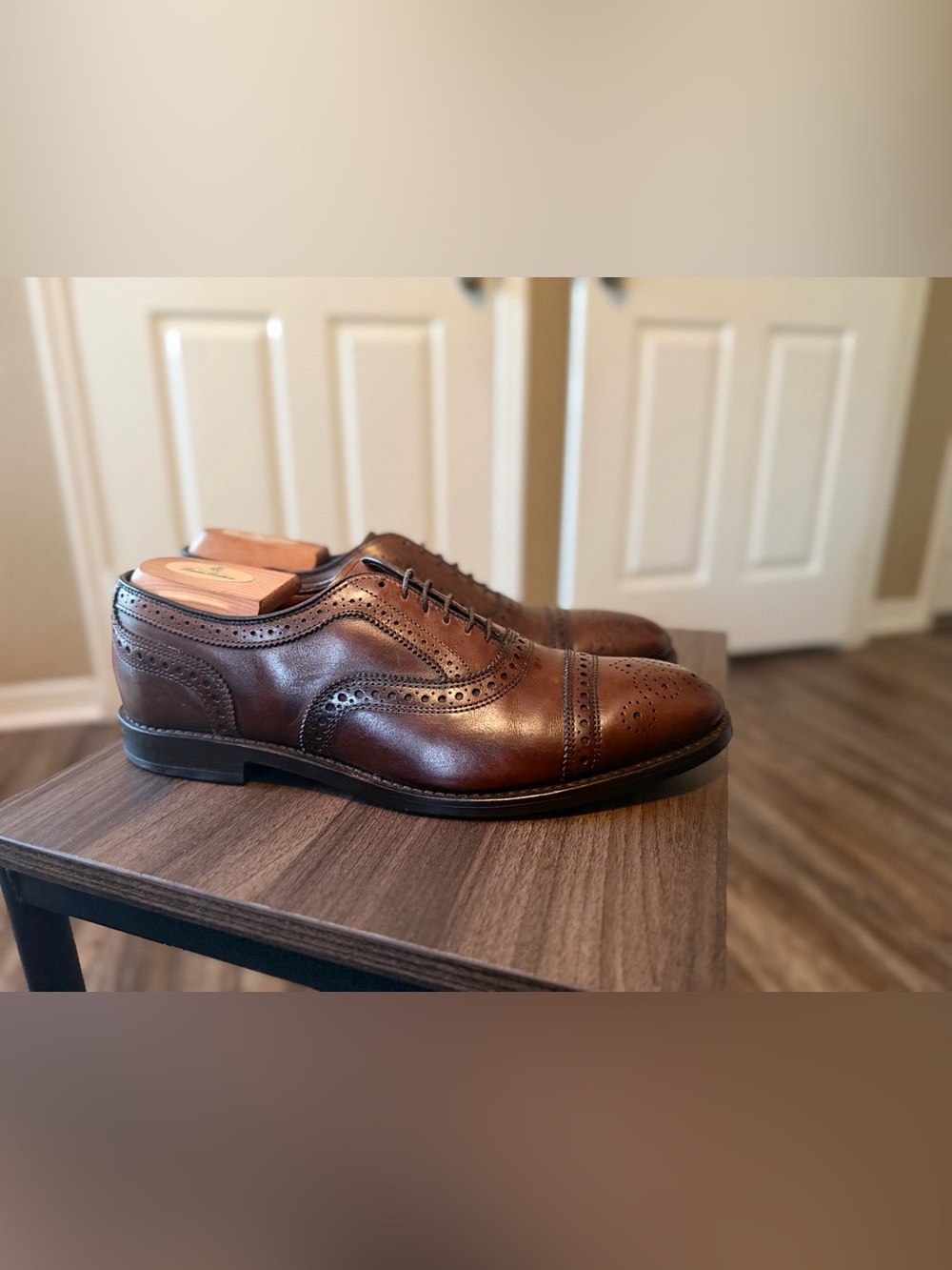 Allen Edmonds “Strand” Brown Oxfords